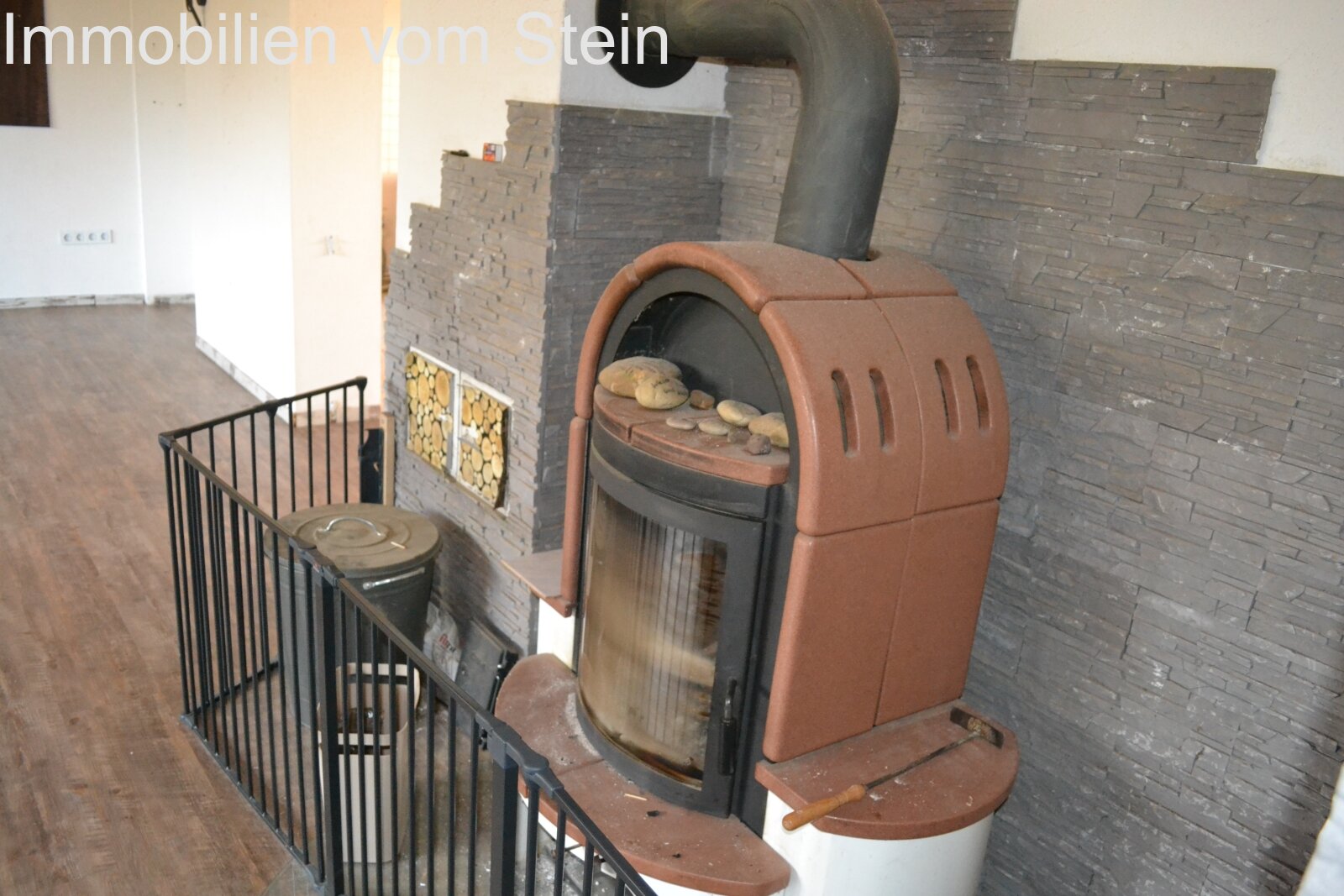 Kamin im Wohnzimmer